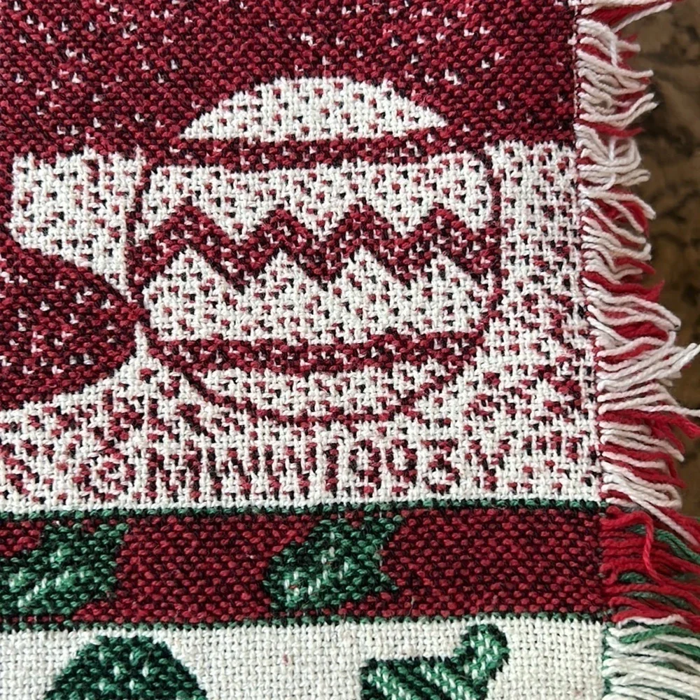 Manual Woodworkers Weavers 1993 Christmas Throw